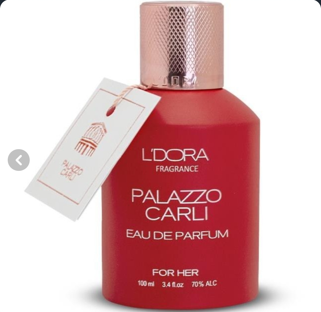 ادوپرفیوم زنانه پالازو کارلی PALAZZO CARLIلدورا  حجم  ۱۰۰ میل