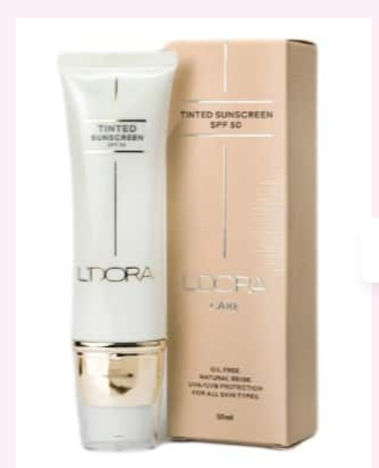 کرم ضدآفتاب رنگی SPF50 برند لدورا. 5۰ میلی لیتر