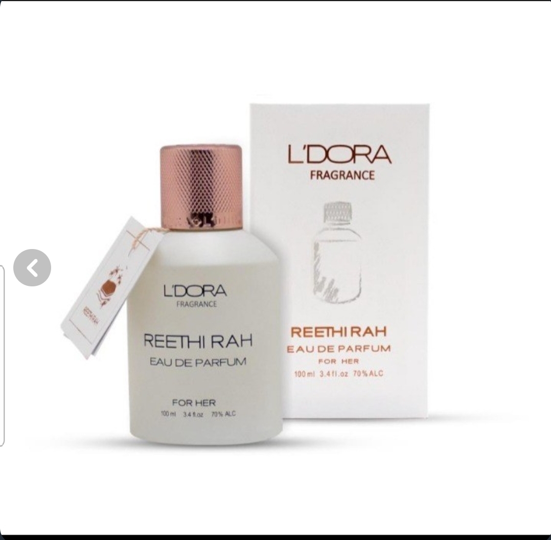 عطر ادوپرفیوم زنانه مدل  REETHI RAH  برند   فرگرنس حجم ۱۰۰ میلی لیتر