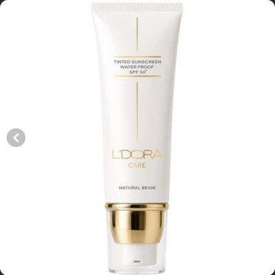کرم ضد آفتاب رنگی لدورا   (بژ طبیعی)دارای spf50 حجم 50 میلی لیتر